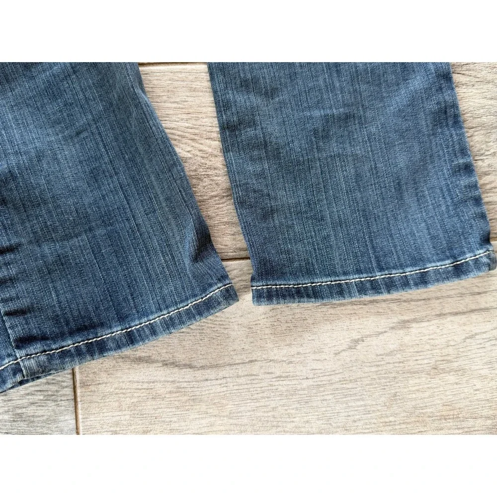 Ariat REAL Denim Straight Leg Jeans 26 26R Rainstorm Icon Mid Rise Western Jean